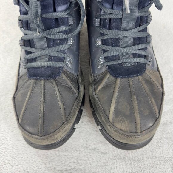 Polo Ralph Lauren Delton Duck Leather Boots Men's Size 10D Winter Outdoors - Picture 16 of 16